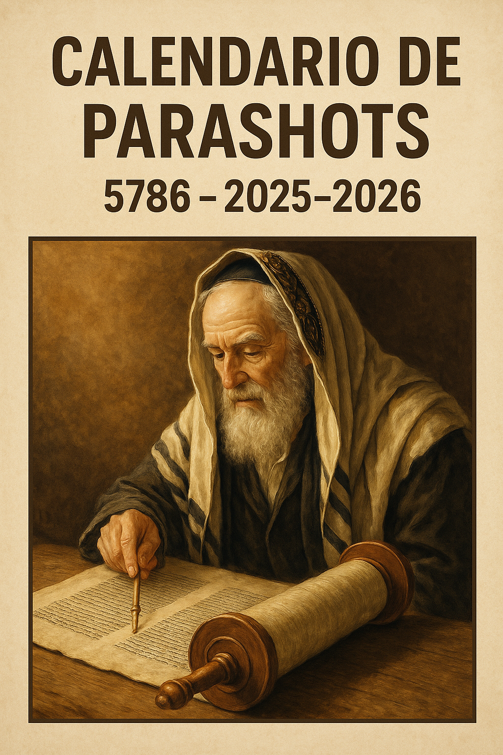 Calendario de Parashots - 5786 - 2025-2026